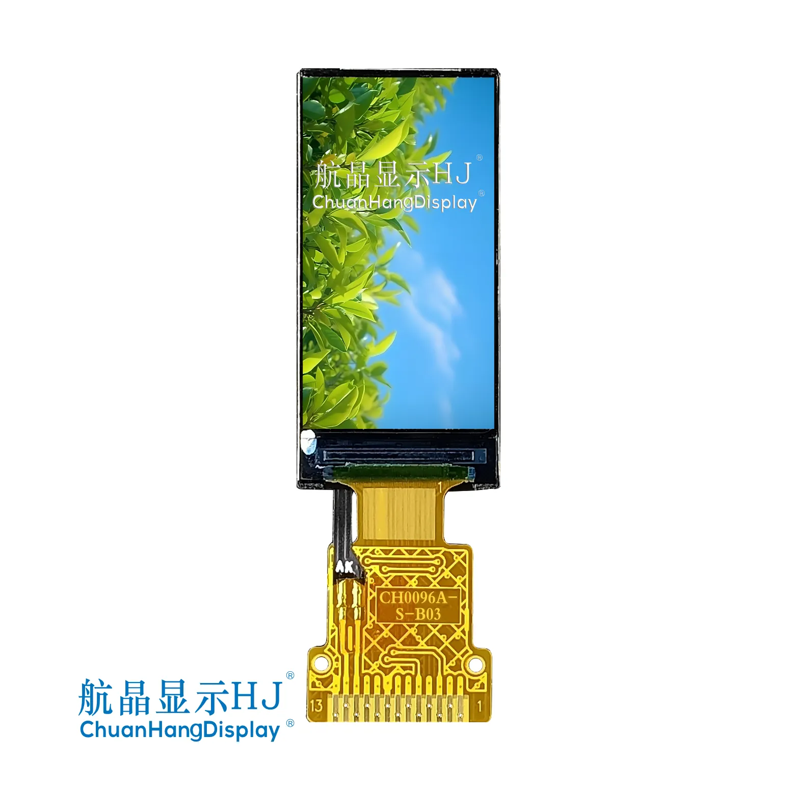 0.96"TFT display