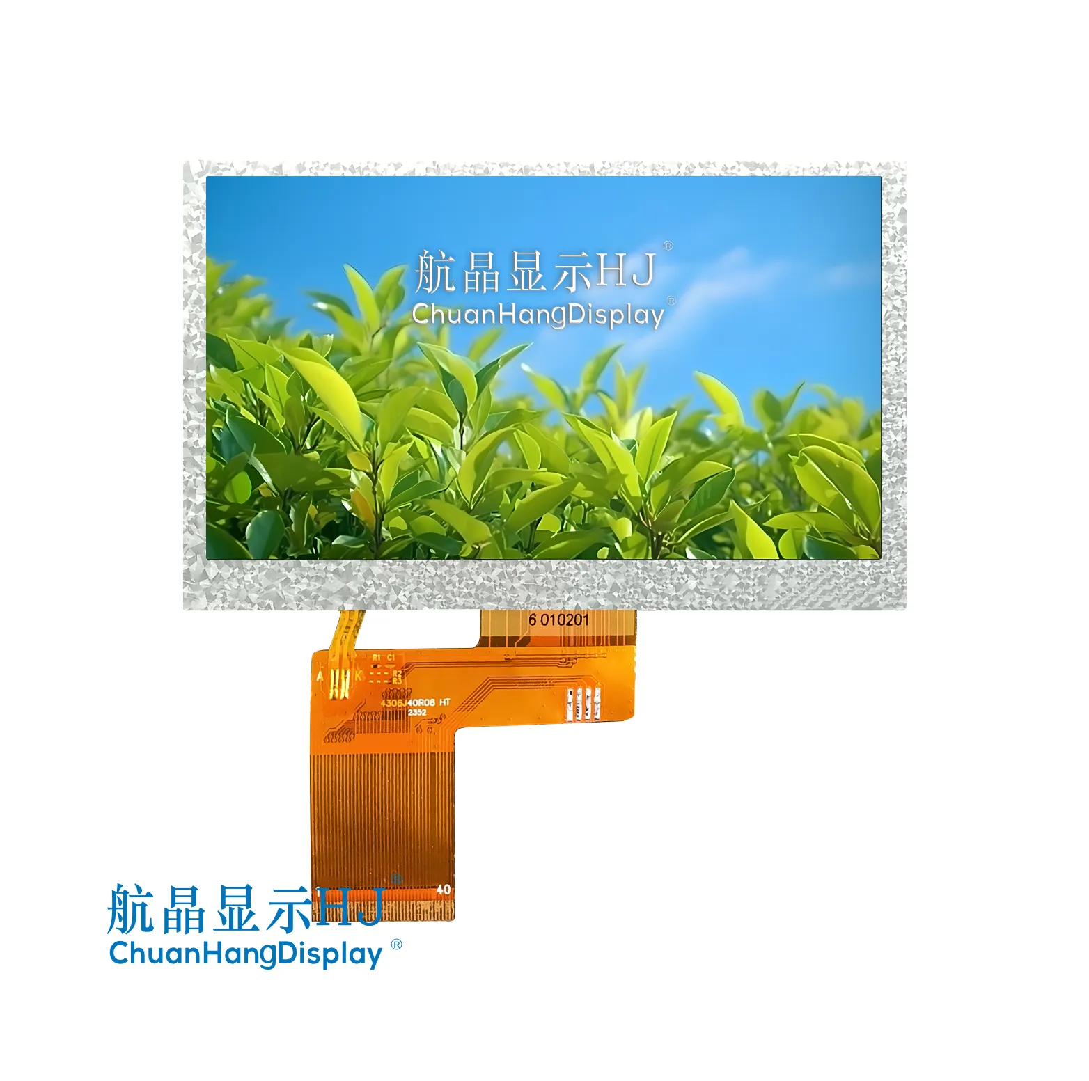 4.3" TFT-LCD-Display