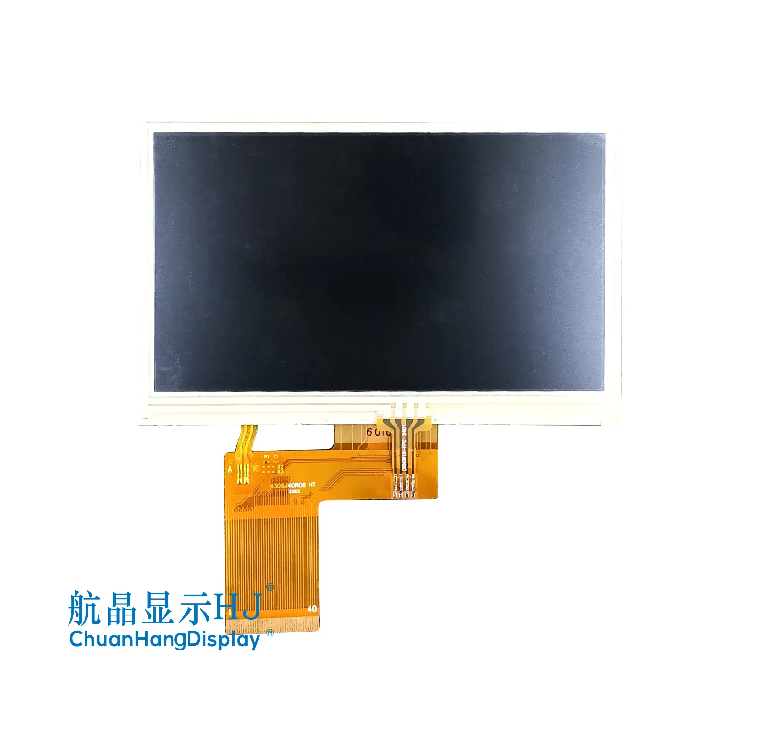 4.3" TFT resistance touch screen