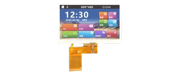4.3&ldquo;TFT  LCD display