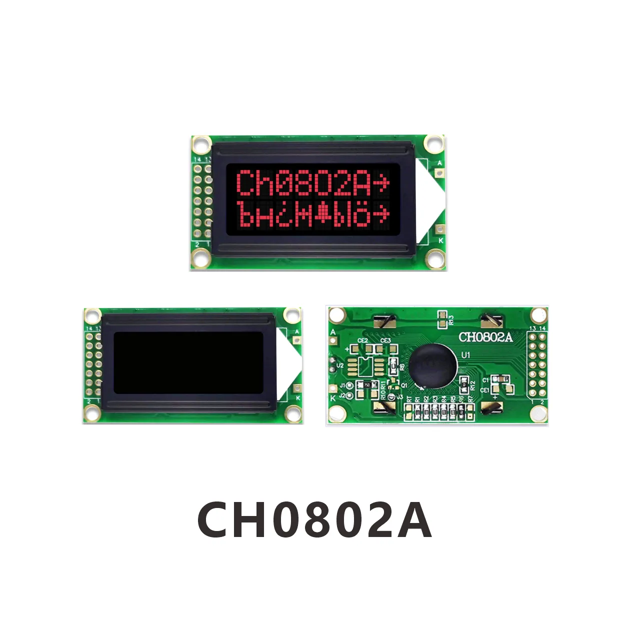 CH0802A 8x2 Character LCD Display Module