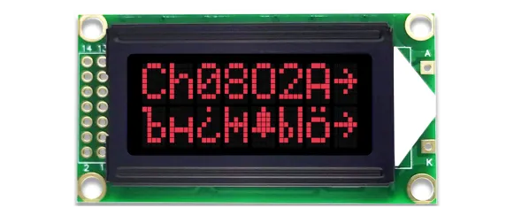 CH0802A 8x2 Character LCD Display Module