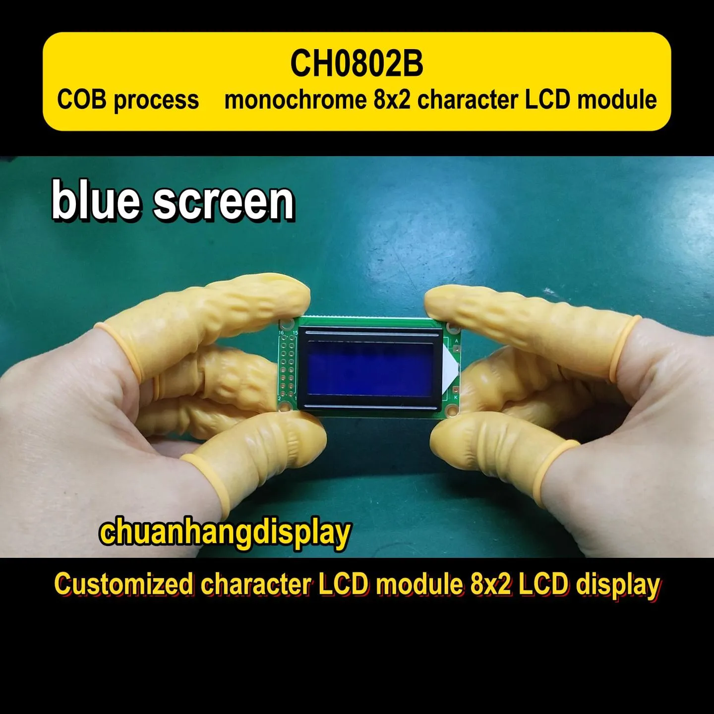 CH0802B 8x2 lcd display