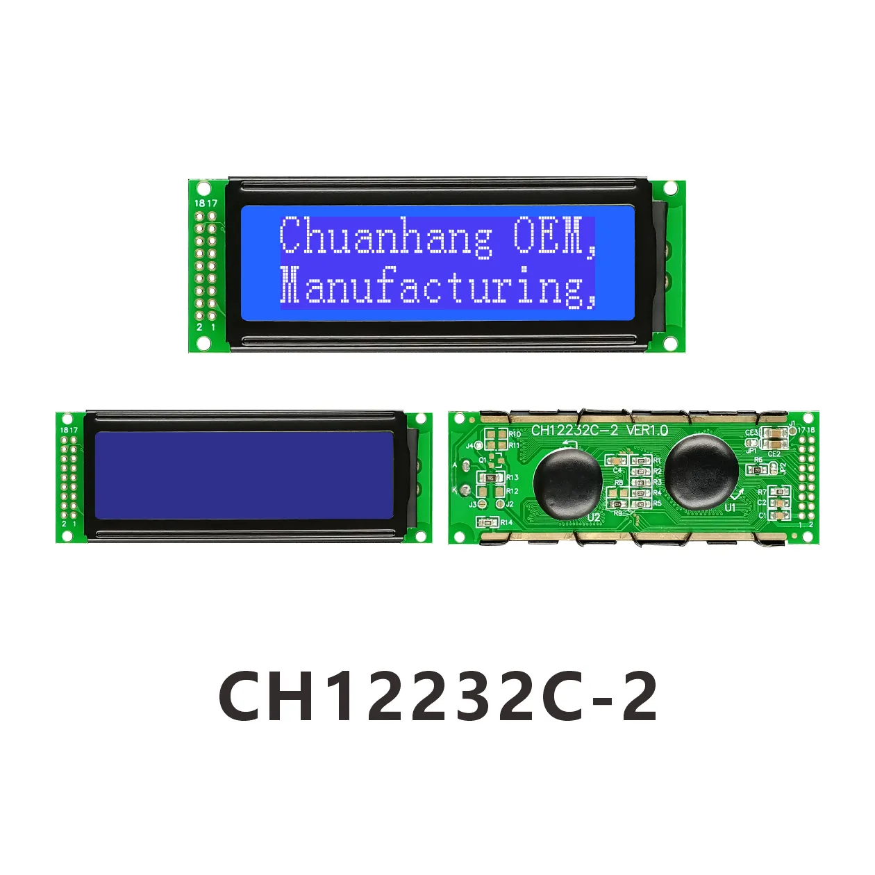 CH12232C-2 &Eacute;cran LCD graphique 122 x 32