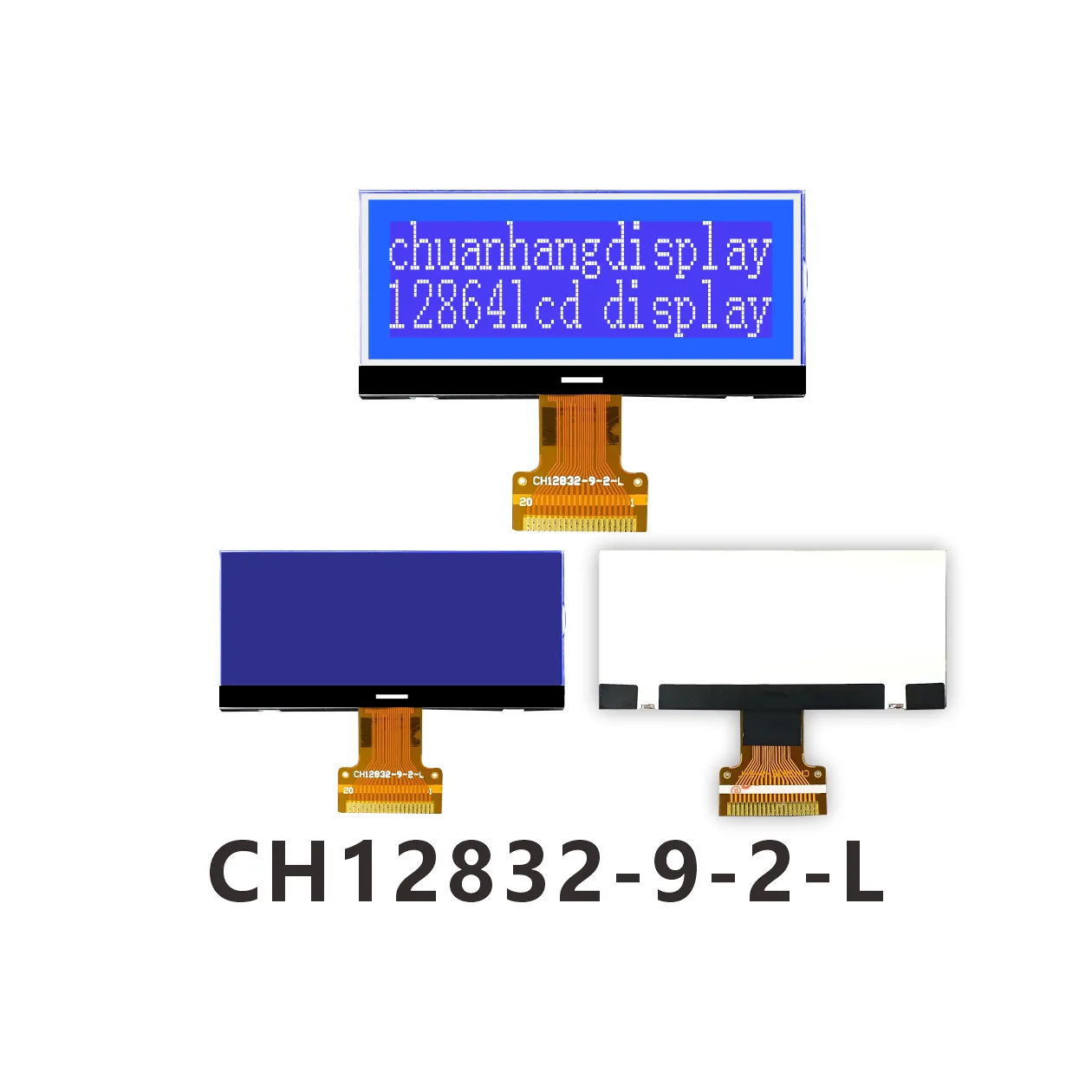 CH12832-9-2-L Graphic LCD Display 128x32