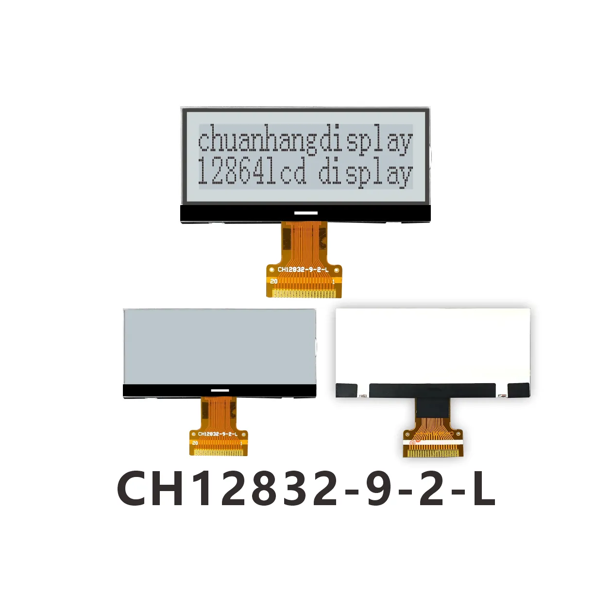 CH12832-9-2-L Graphic LCD Display 128x32