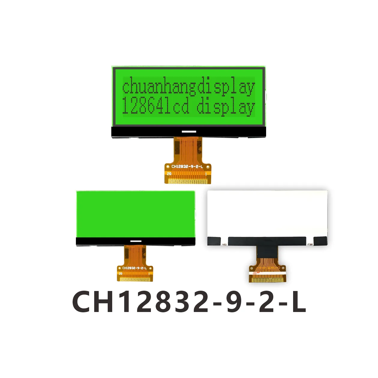 CH12832-9-2-L Graphic LCD Display 128x32