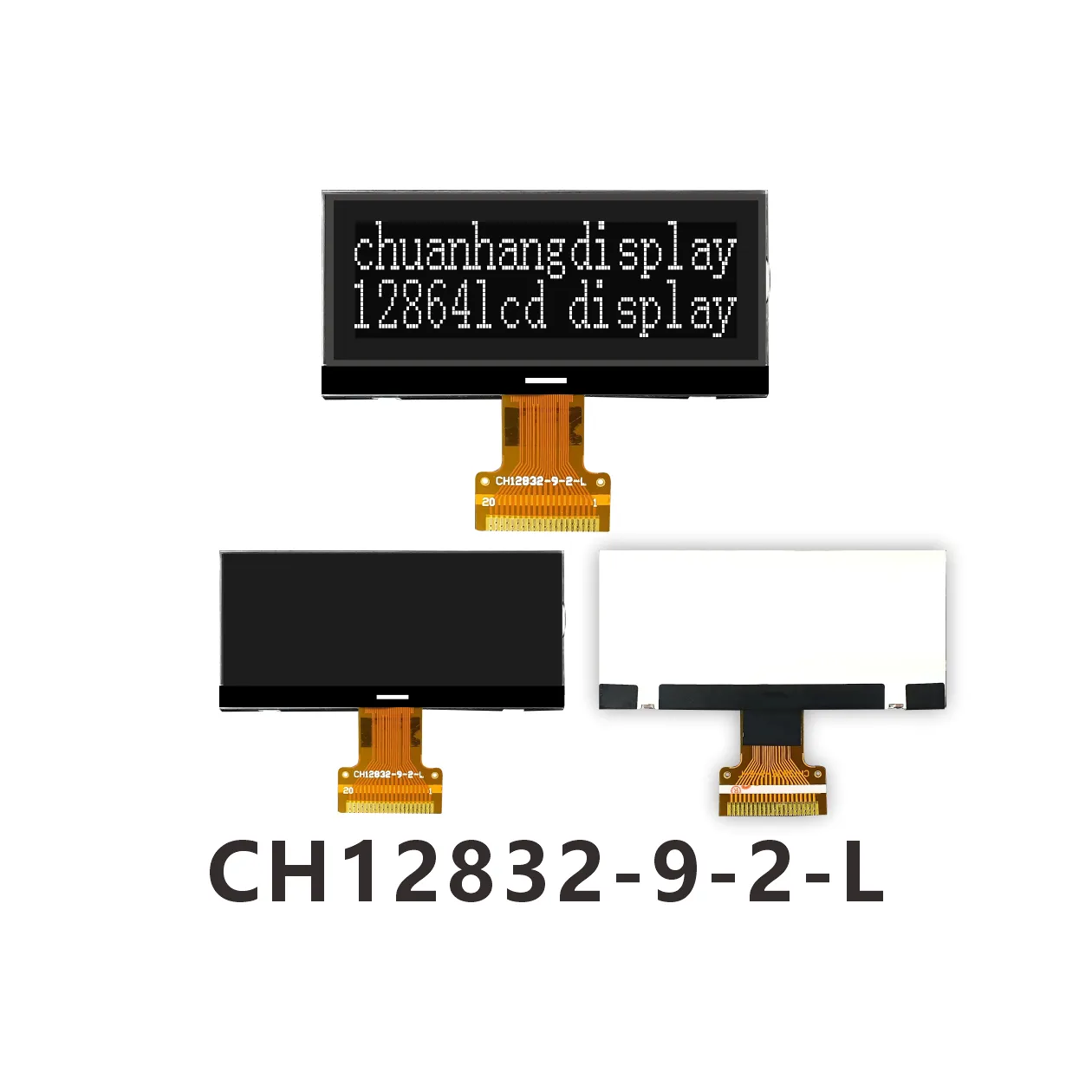 CH12832-9-2-L Graphic LCD Display 128x32
