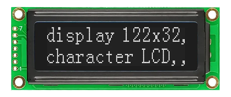 CH12832B-12 Graphic LCD 128x32, AIP31066 LCD