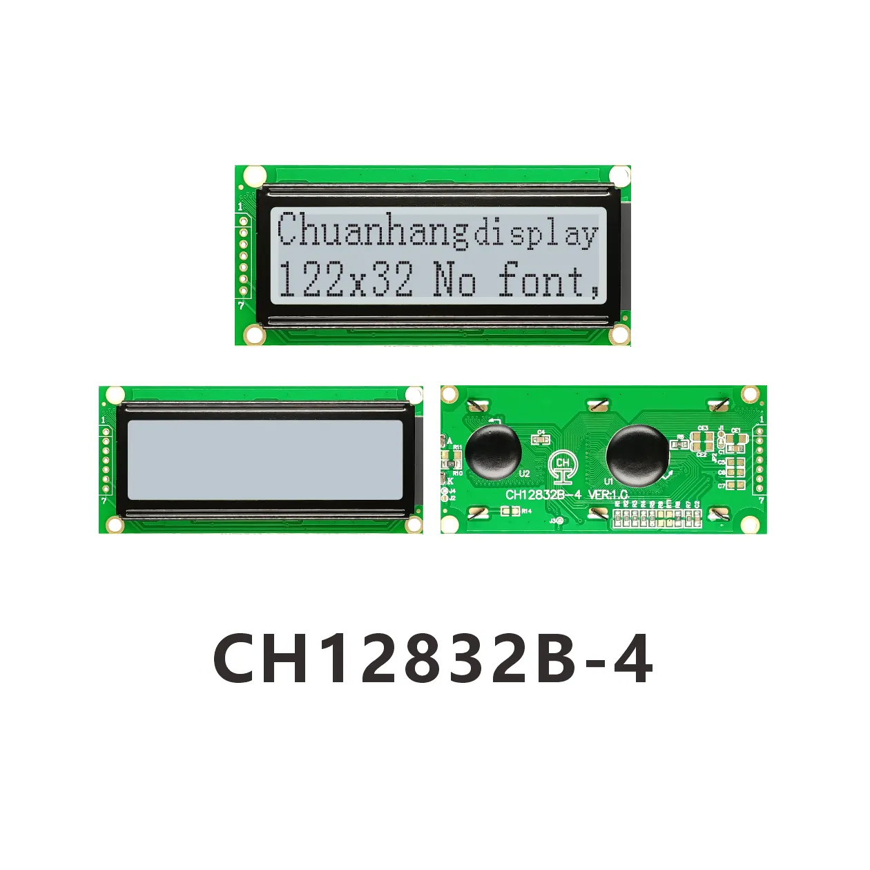 CH12832B-4 128x32 Graphic LCD Display (AIP31066)