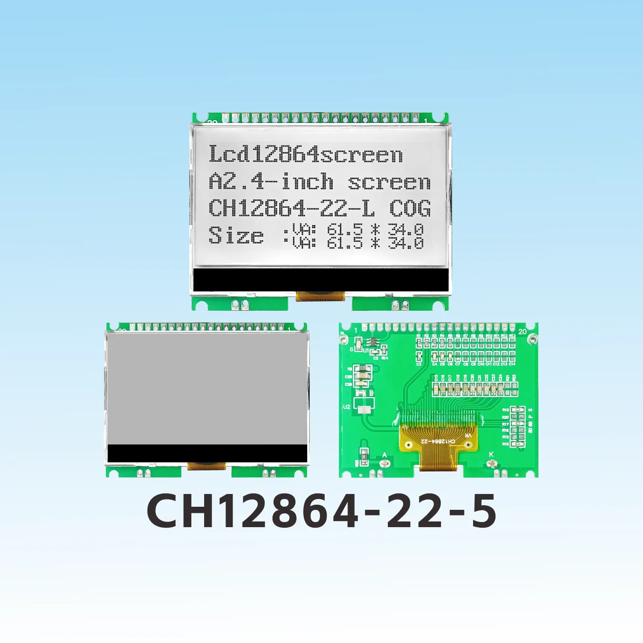CH1286-22-5  12864 lcd