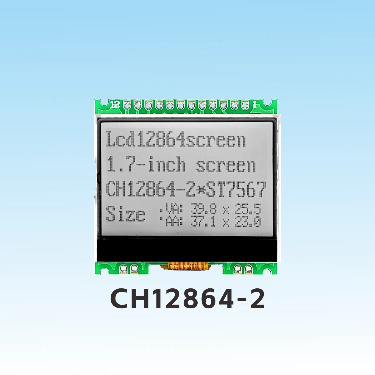 CH12864-2  cog 12864 lcd screen