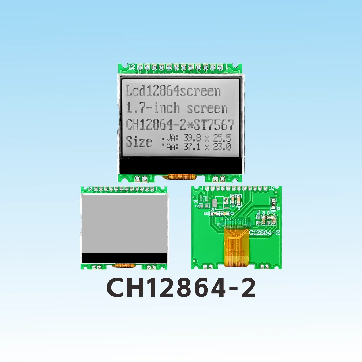 CH12864-2  cog 12864 lcd screen