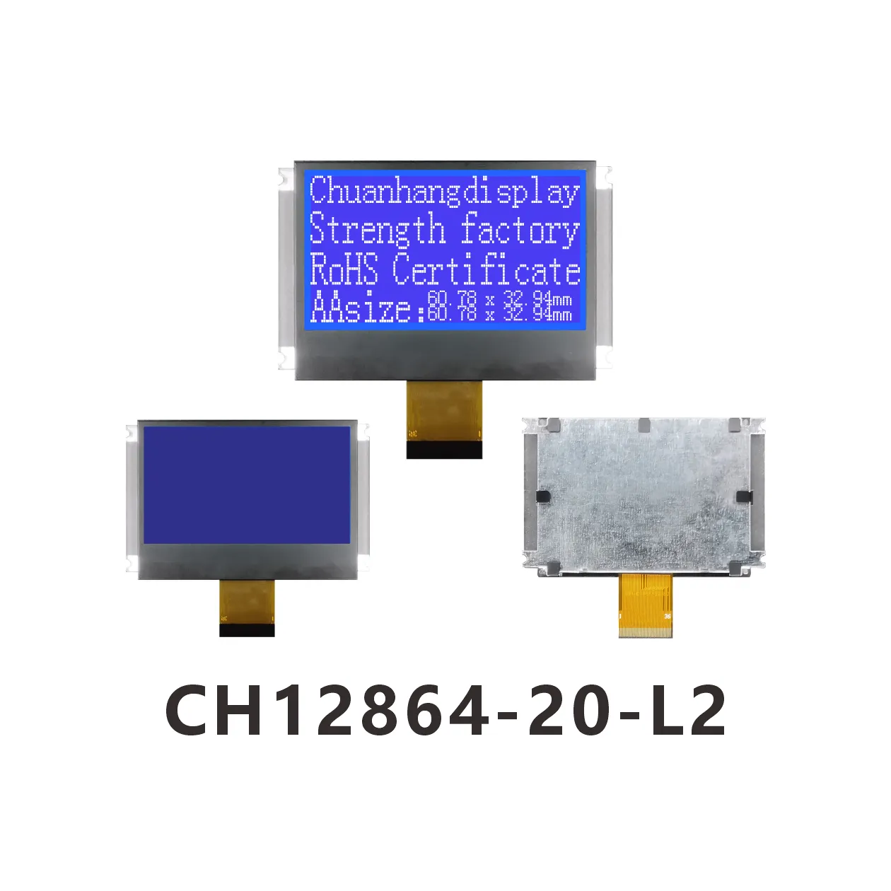CH12864-20-L2   12864 cog lcd module