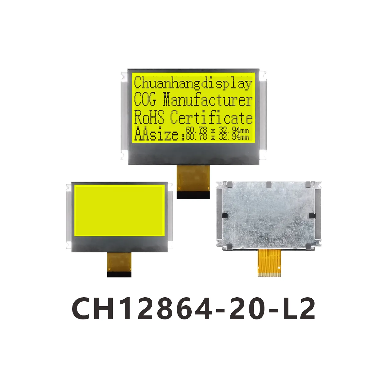 CH12864-20-L2   12864 cog lcd module