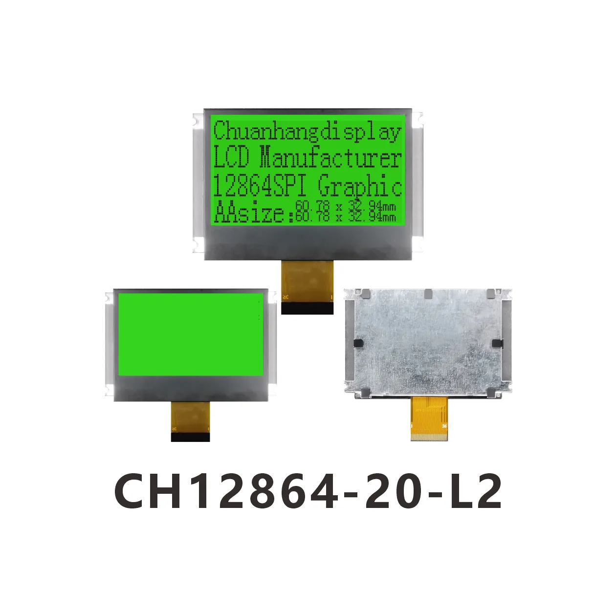 CH12864-20-L2   12864 cog lcd module