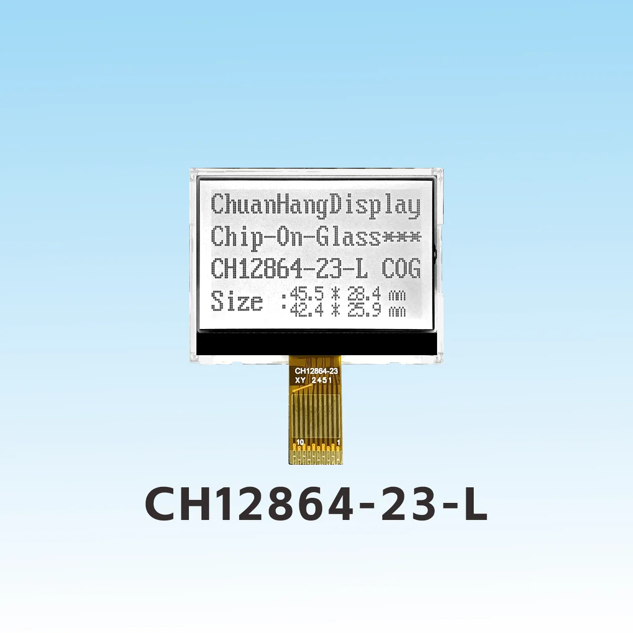 CH12864-23- L  Weld   cog lcd display