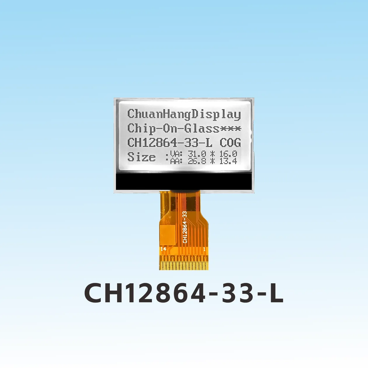 CH12864-33- L   128x64 graphic lcd display price in india