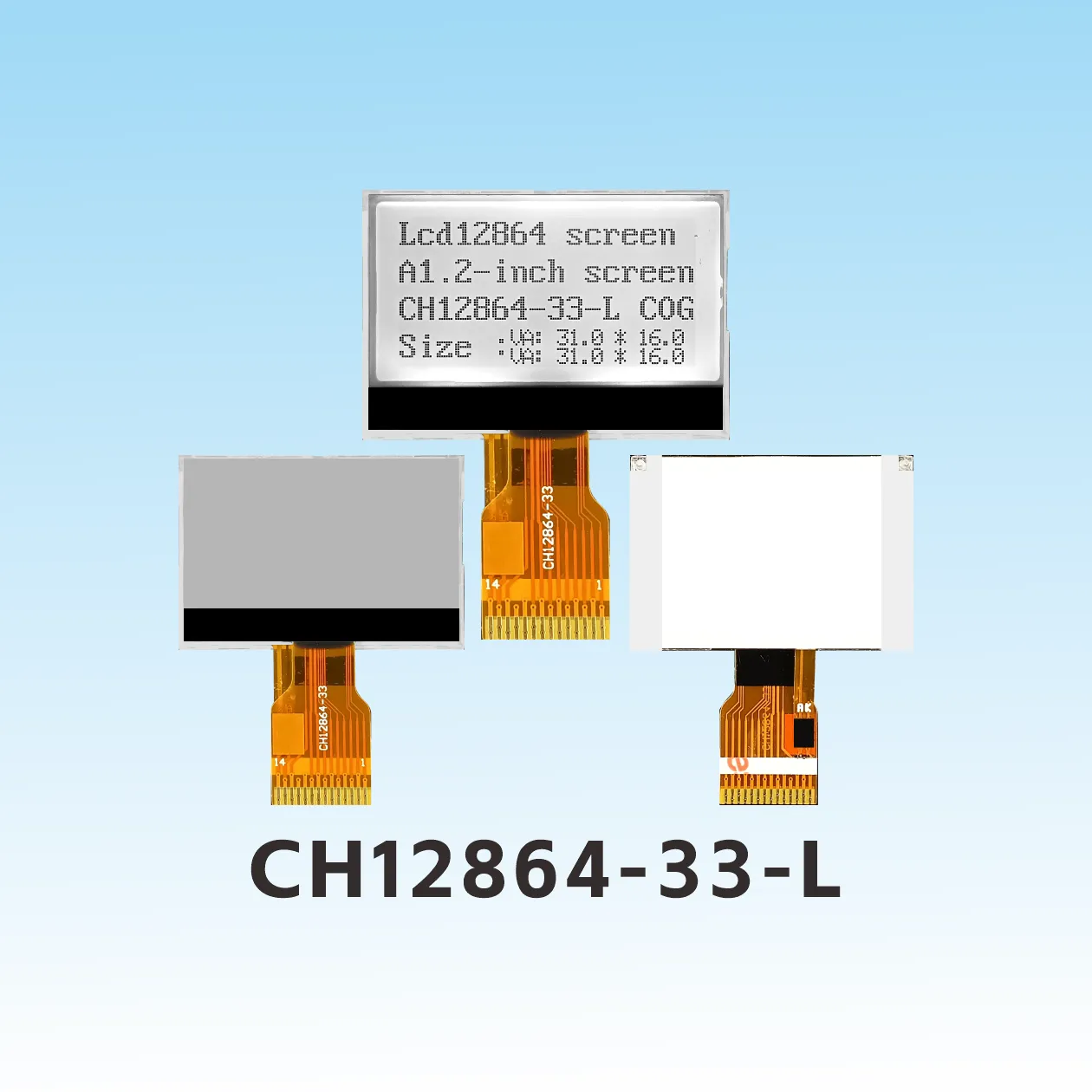 CH12864-33- L   128x64 graphic lcd display price in india