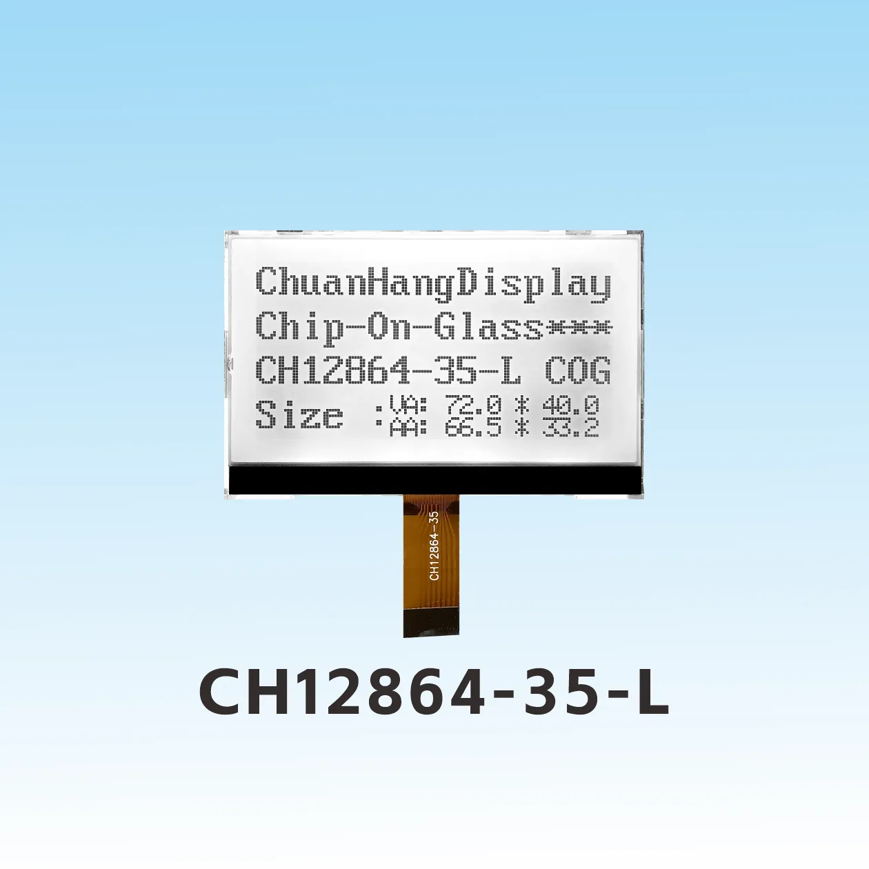 CH12864-35- L  Plug in 128 64 cog lcd