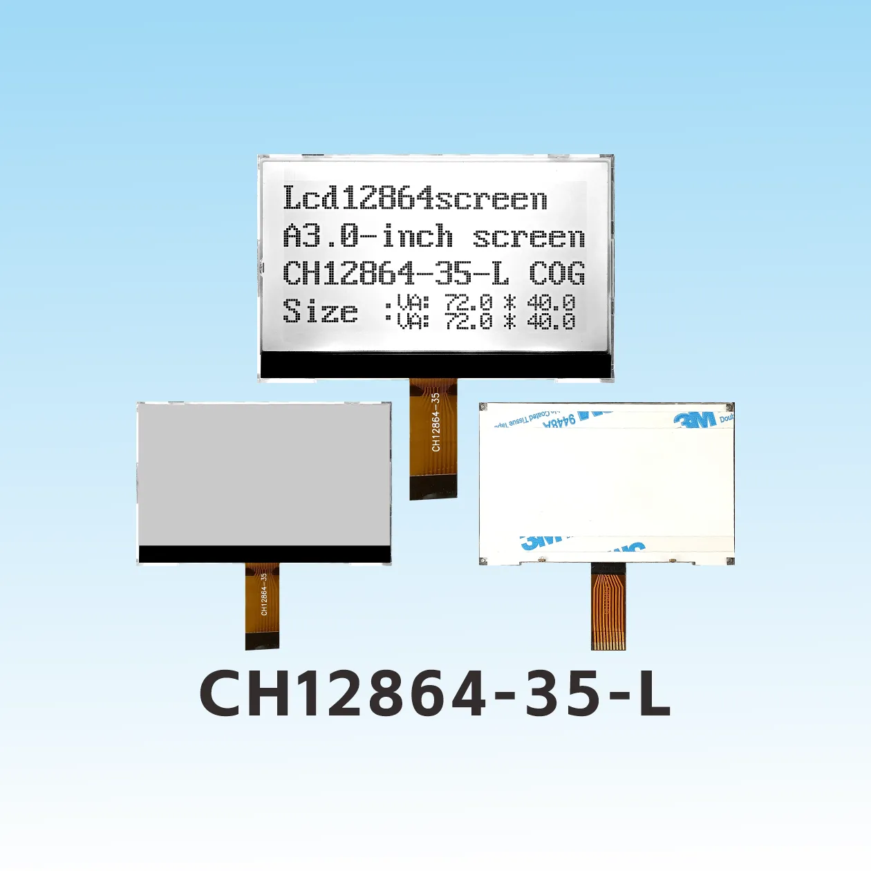 CH12864-35- L  Plug in 128 64 cog lcd