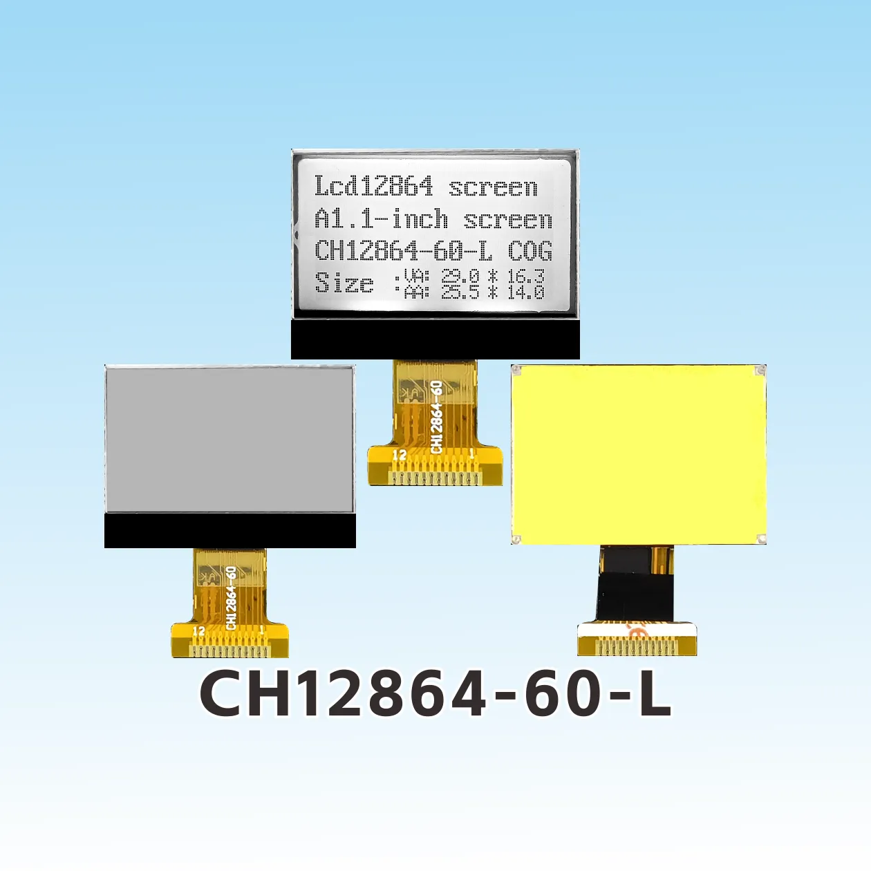 CH12864-60- L Weld china 12864 lcd cog module