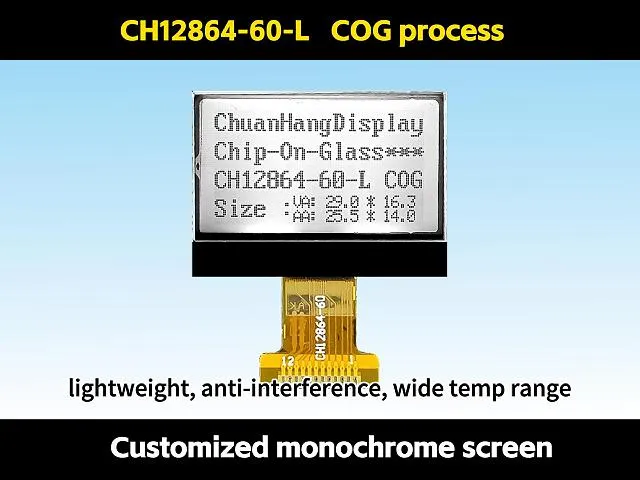 CH12864-60- L Weld china 12864 lcd cog module