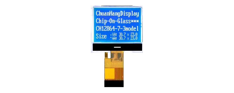 CH12864-7-3-L   china 12864 cog lcd