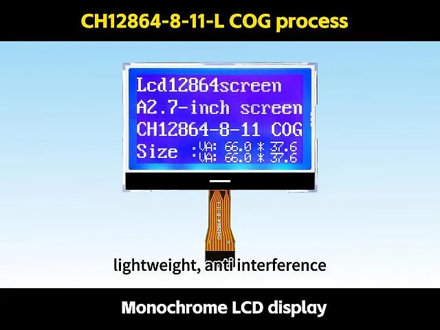 CH12864-8-11-L  Plug in lcd 128x64 i2c