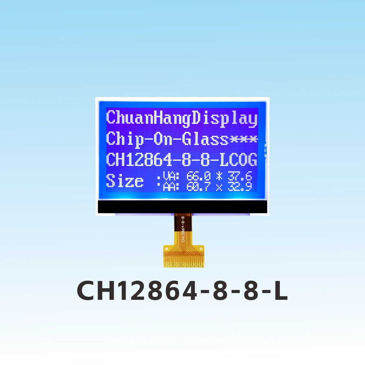 CH12864-8-8-L128x64 lcd dimensions