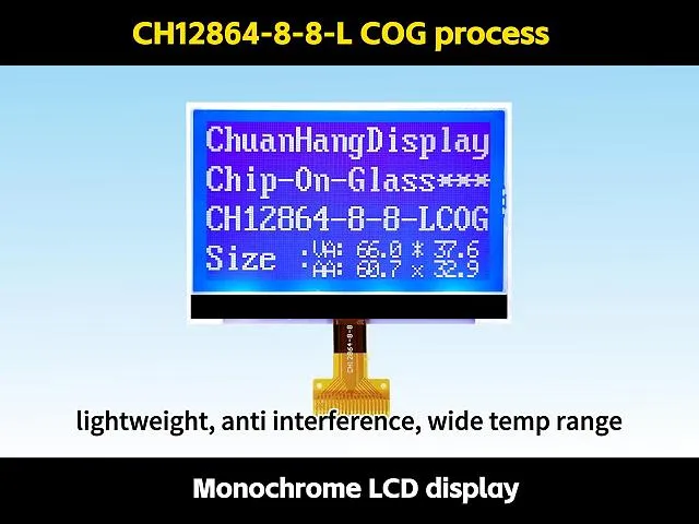 CH12864-8-8-L128x64 lcd dimensions