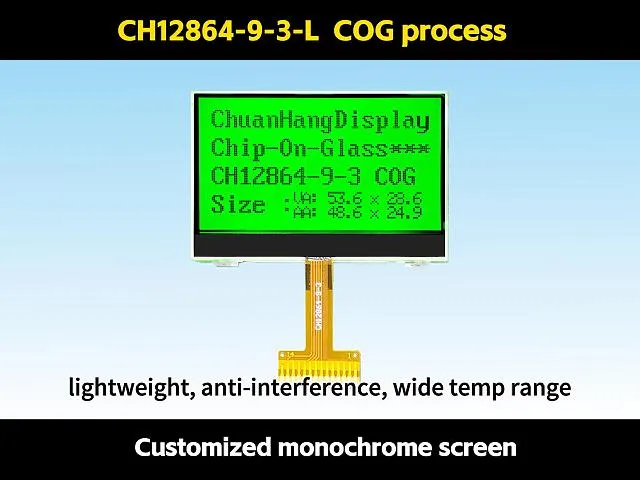 CH12864-9-3-L128x64 COG LCD Modules