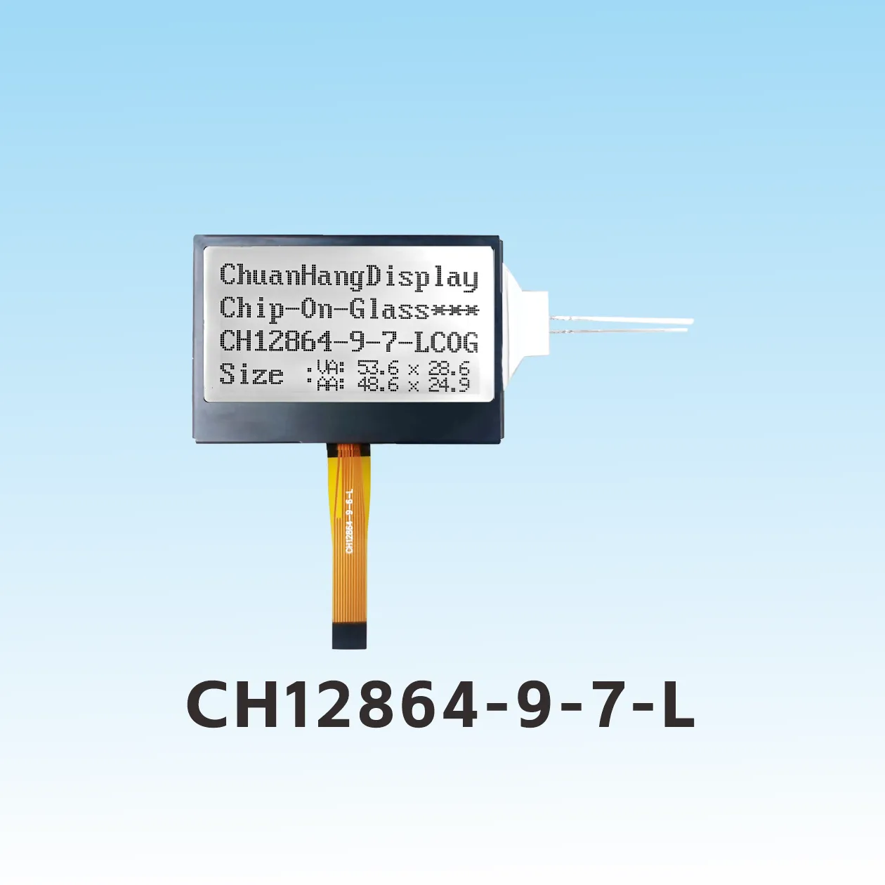 CH12864-9-7-L  Plug in lcd 12864 spi