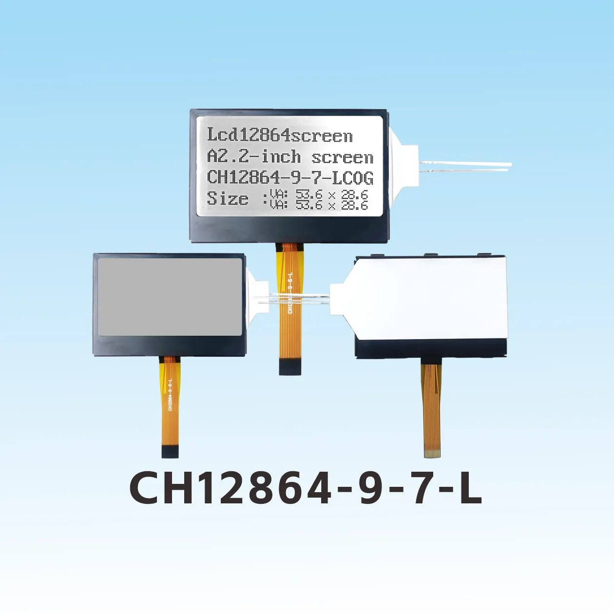 CH12864-9-7-L  Plug in lcd 12864 spi