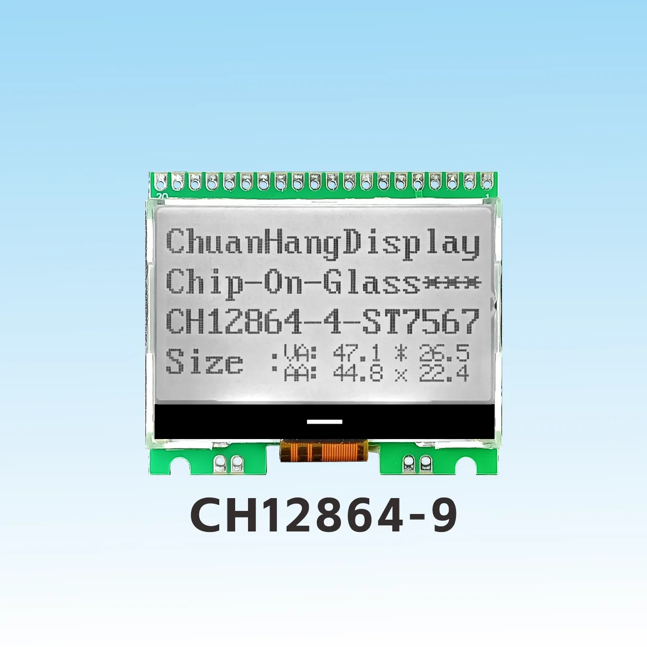 CH12864-9   12864 cog lcd module