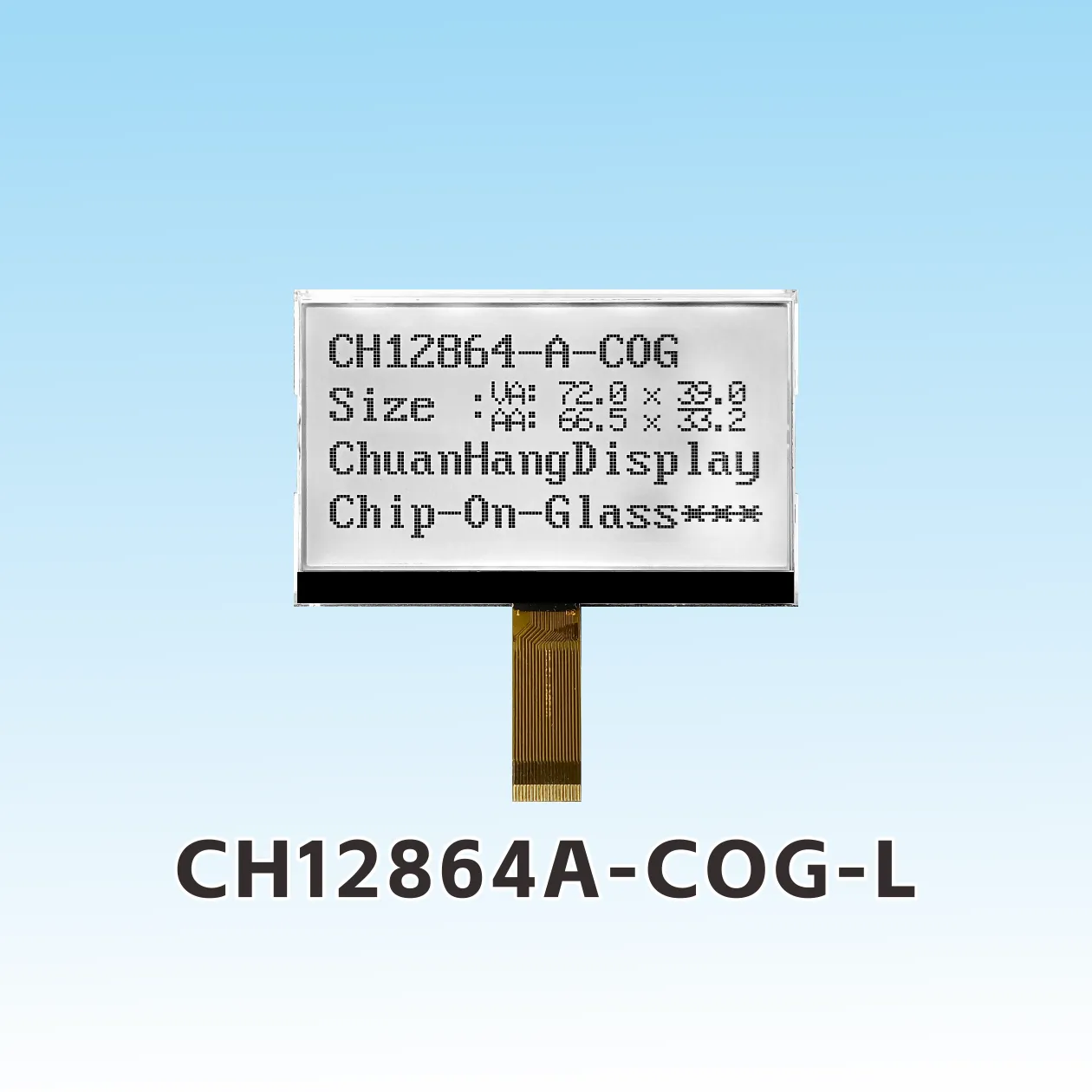 CH12864A-COG-L   cog lcd display