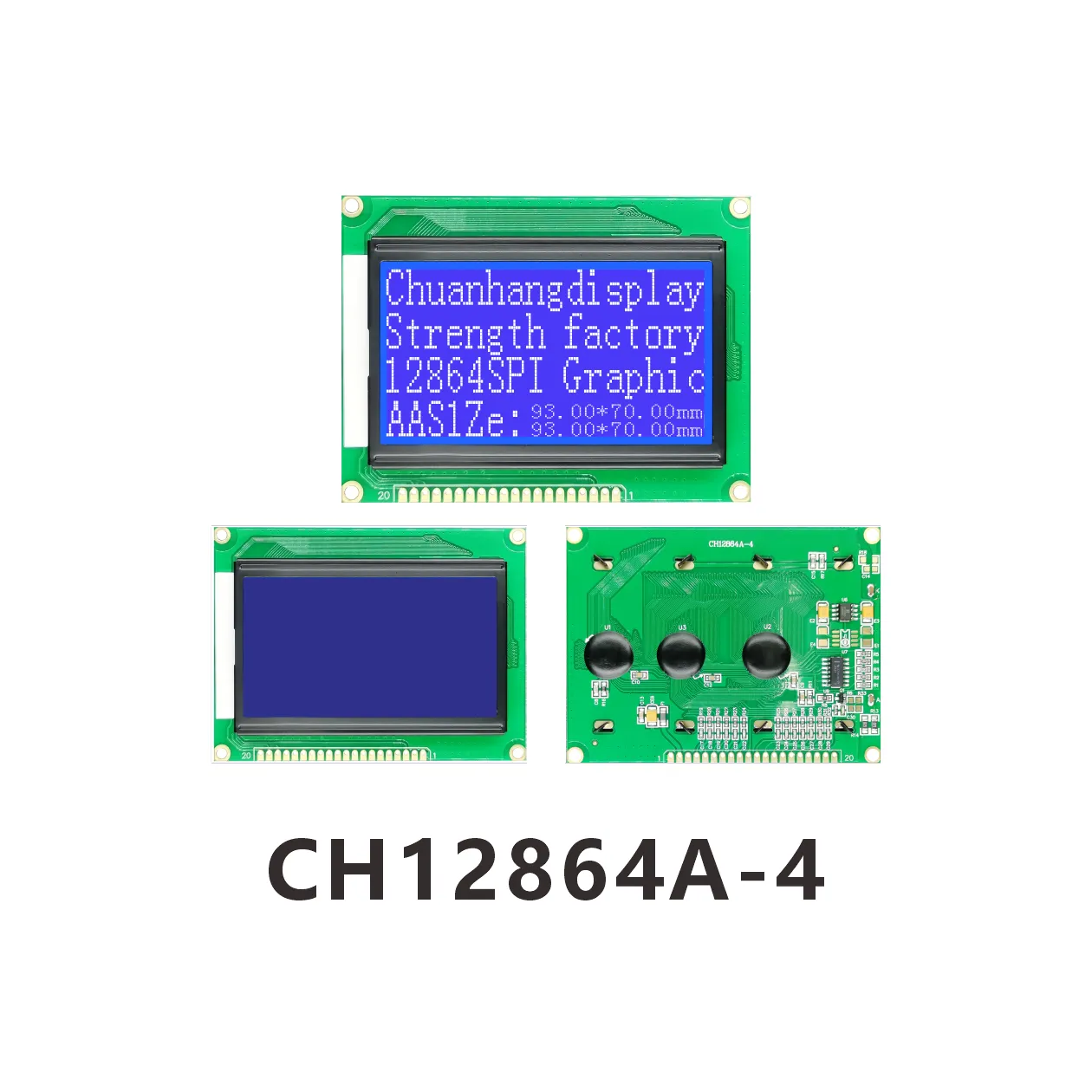 CH12864A-4 12864 lcd pinout