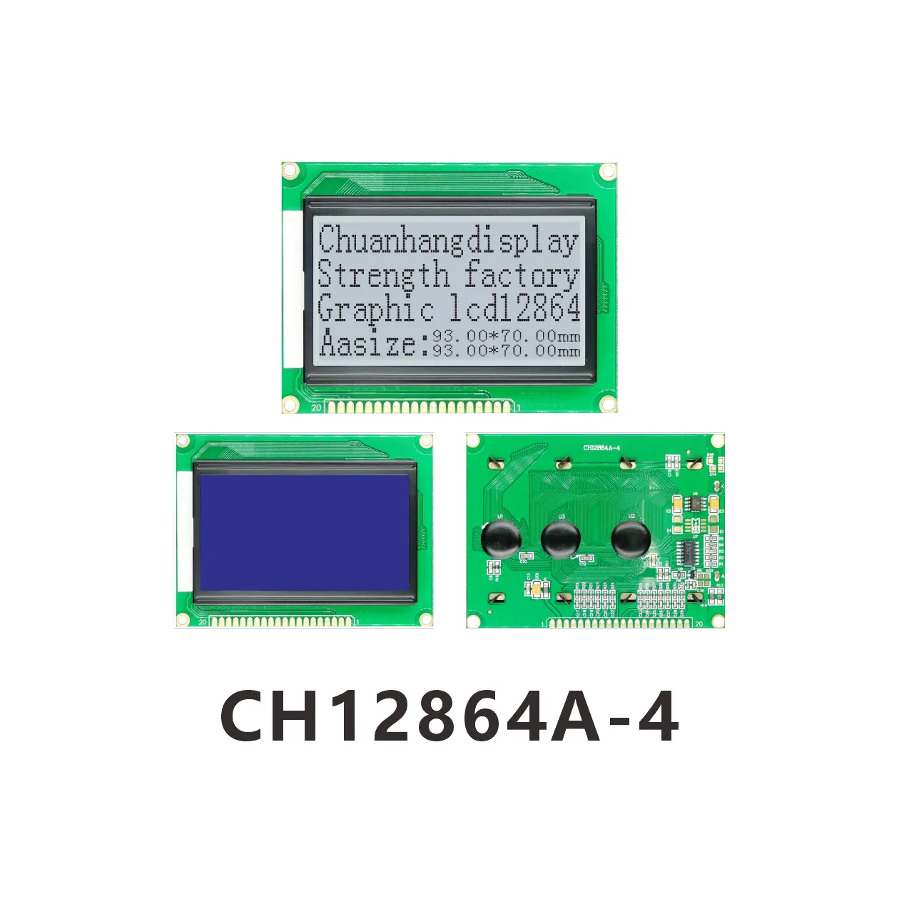 CH12864A-4  12864 lcd pinout