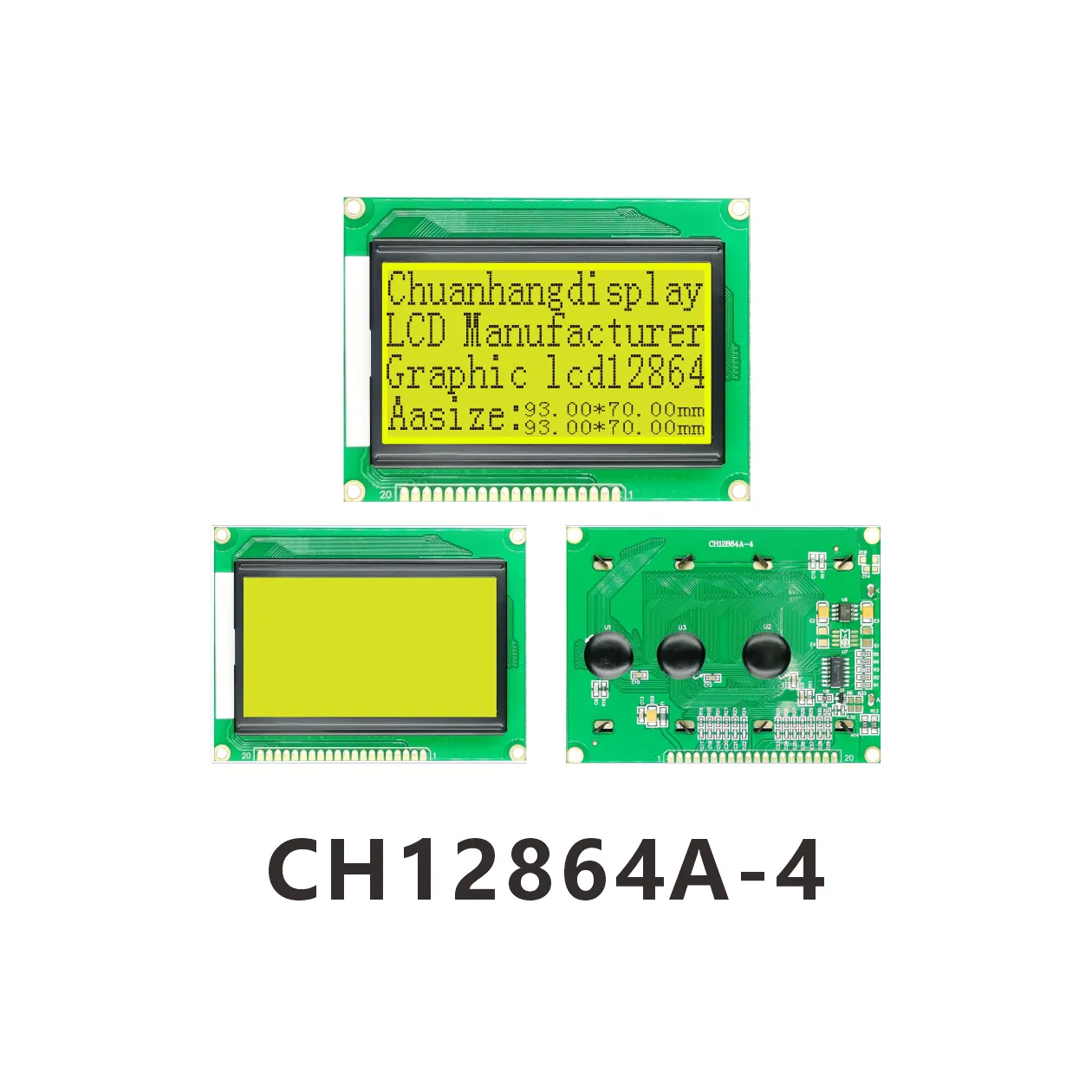 CH12864A-4  12864 lcd pinout