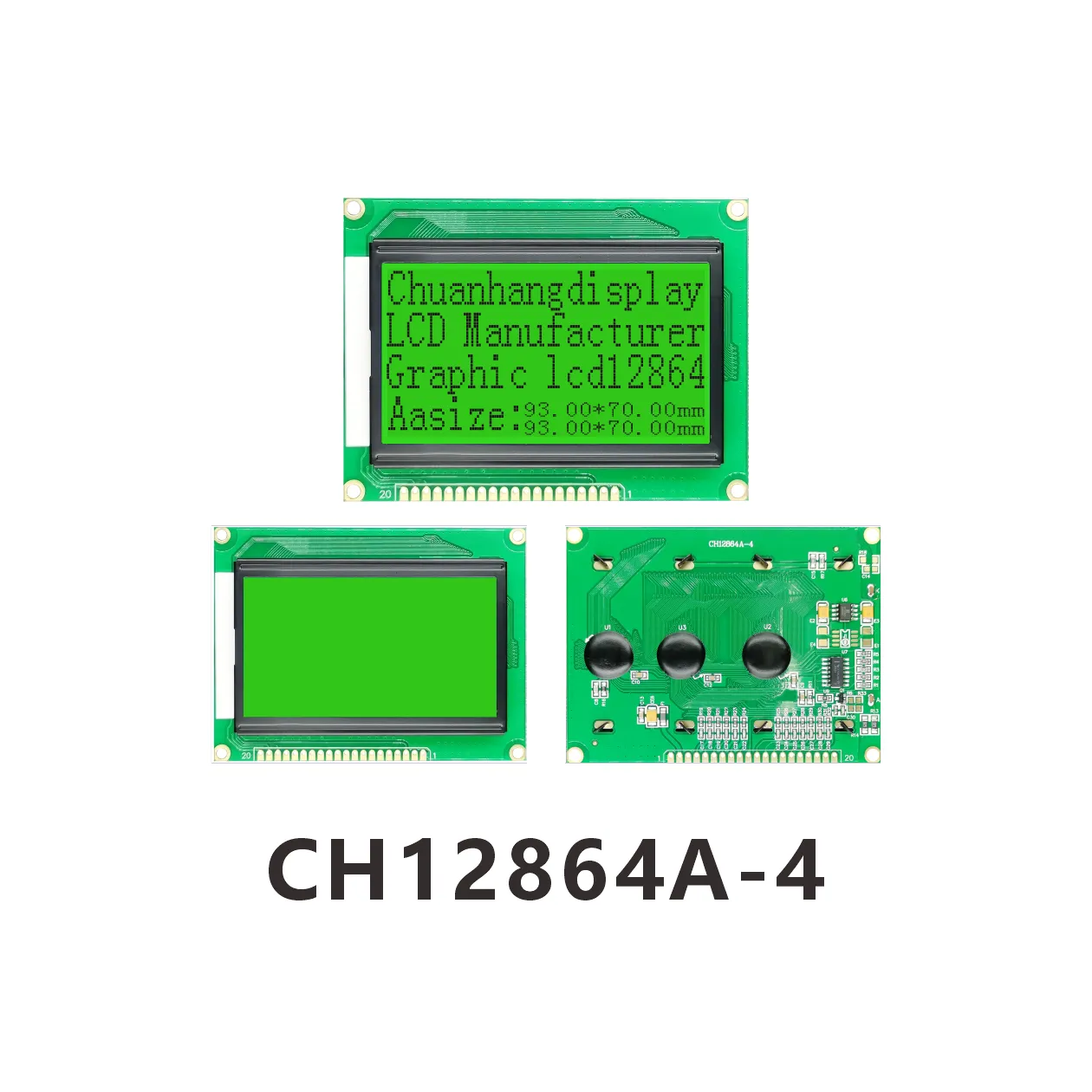 CH12864A-4  12864 lcd pinout