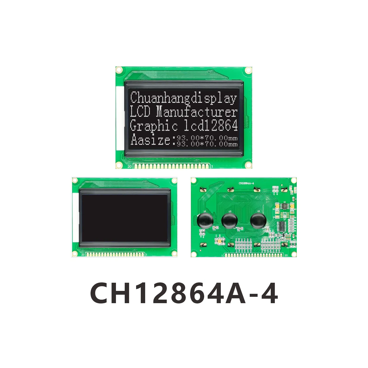 CH12864A-4  12864 lcd pinout