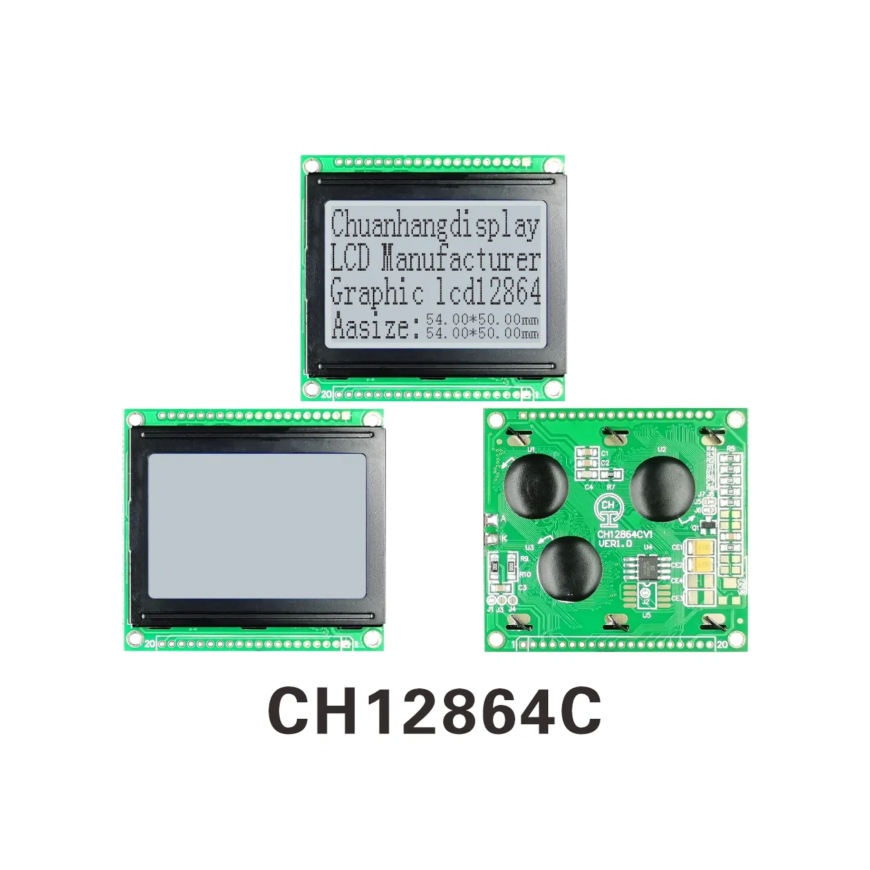 CH12864C Graphic LCD Monochrome 128x64