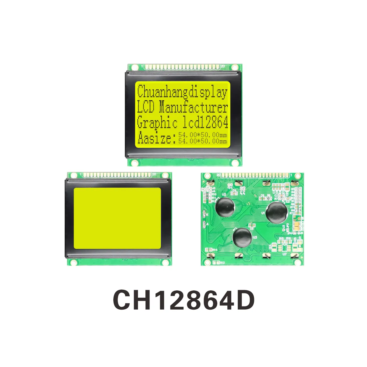CH12864D 128x64 Dot Matrix Graphic LCD Display