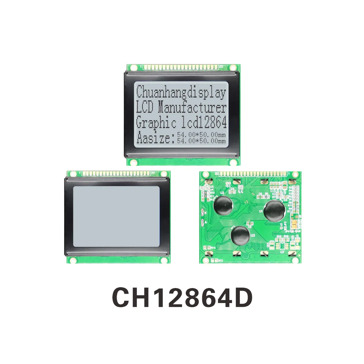 CH12864D 128x64 Dot Matrix Graphic LCD Display