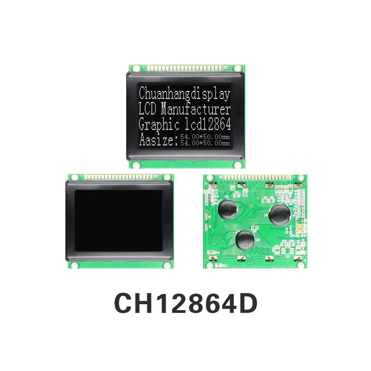 CH12864D 128x64 Dot Matrix Graphic LCD Display