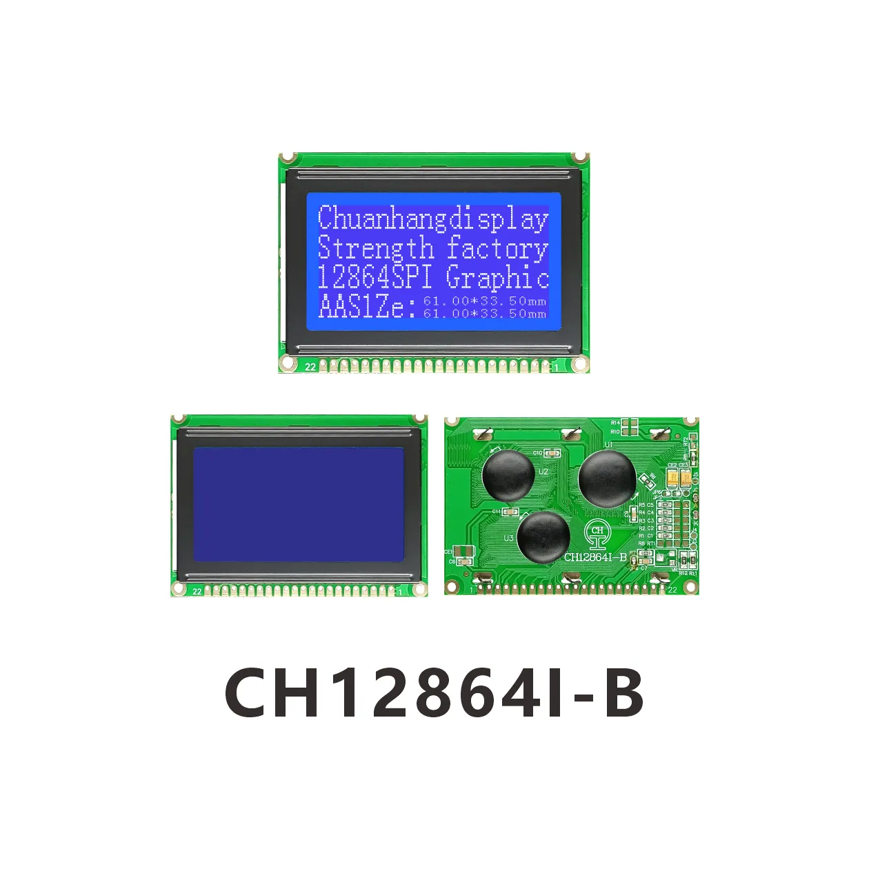 CH12864I-B ST7920 COB LCD Display