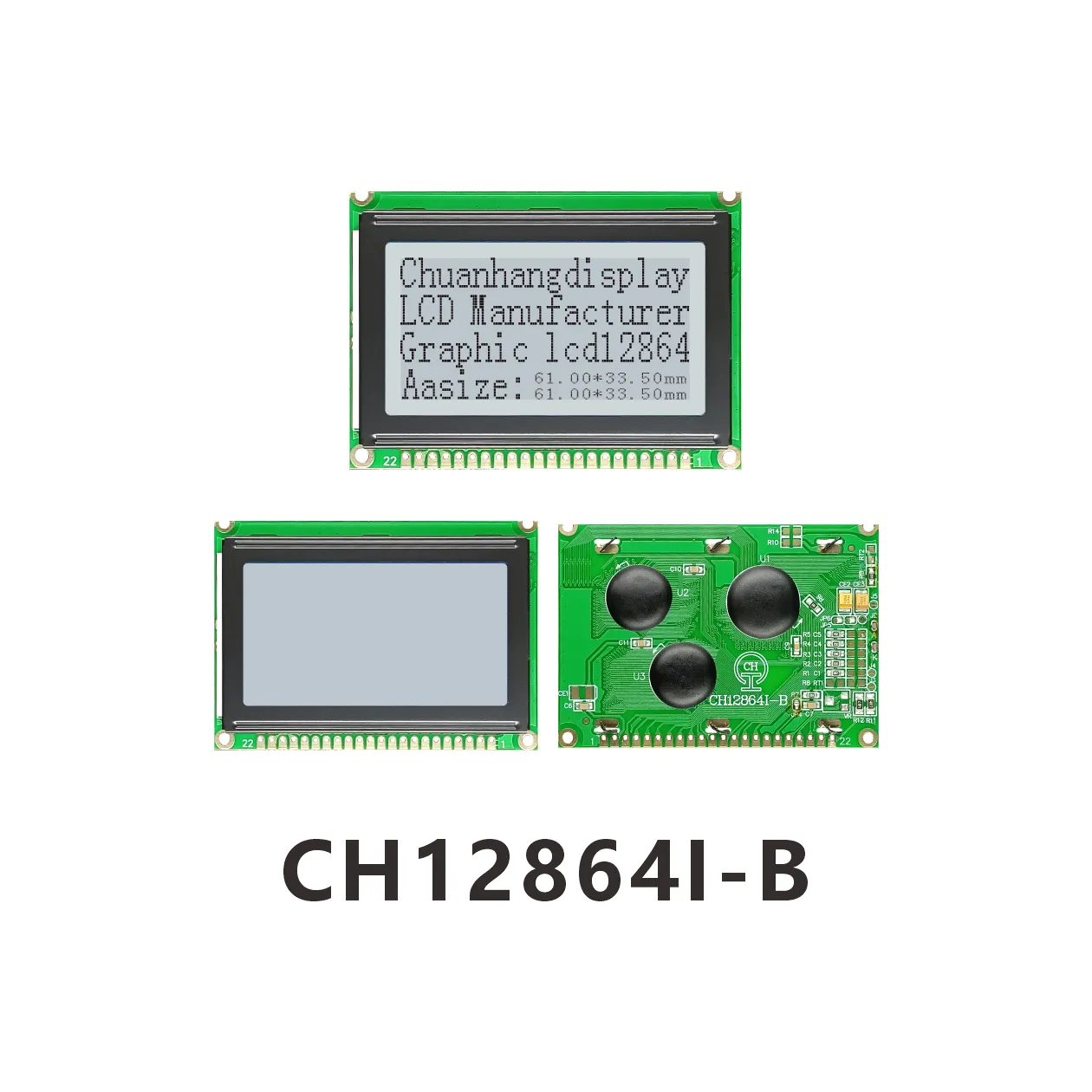CH12864I-B ST7920 COB LCD Display