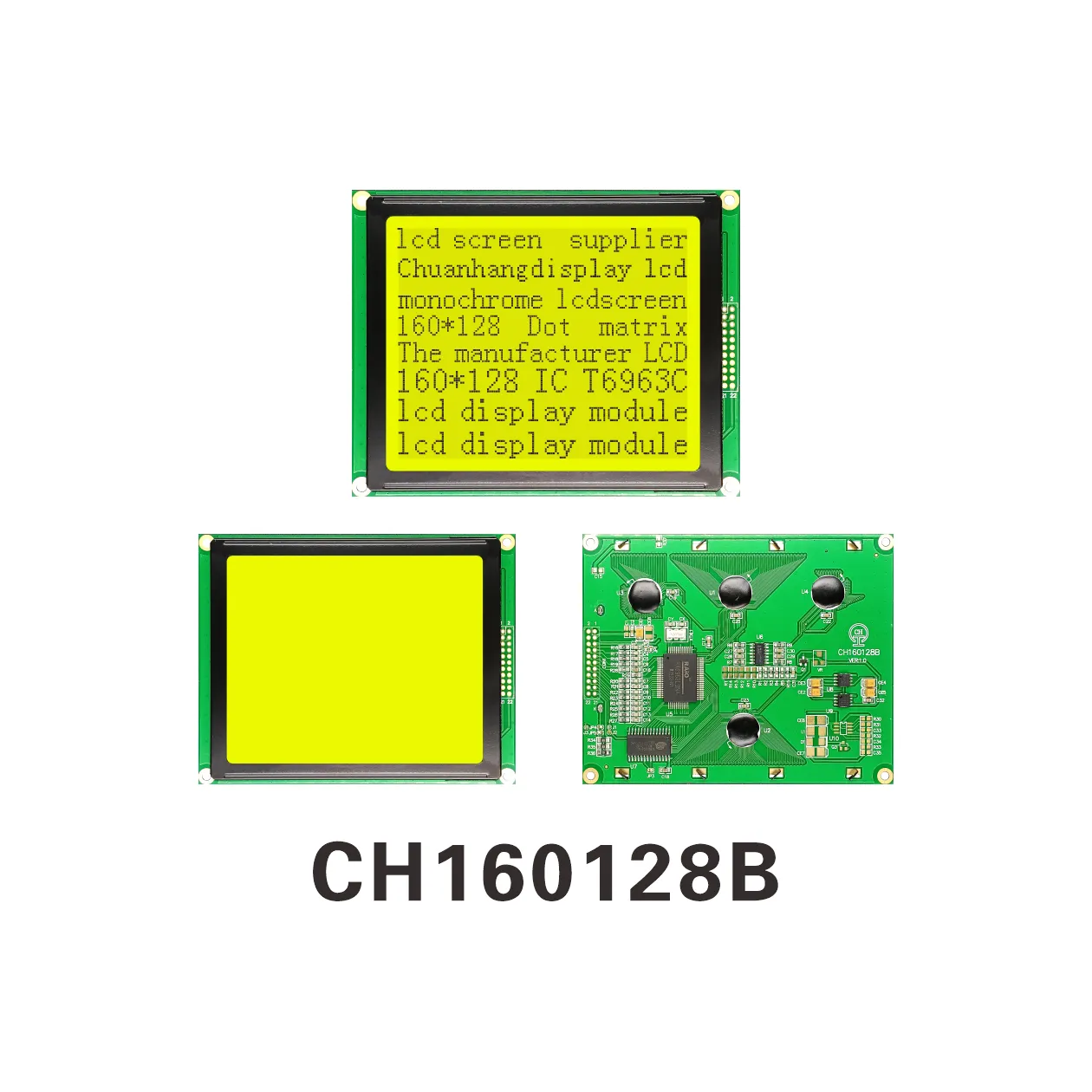 CH160128B Grafisches Punkt-Matrix-LCD-Display