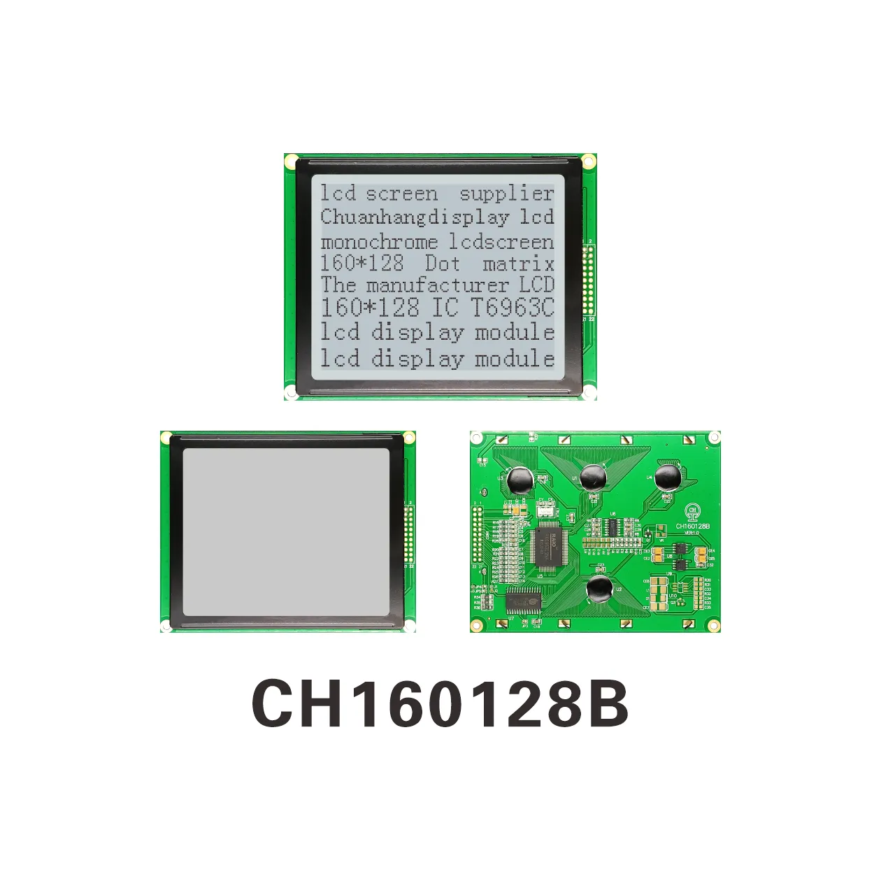 CH160128B Grafisches Punkt-Matrix-LCD-Display