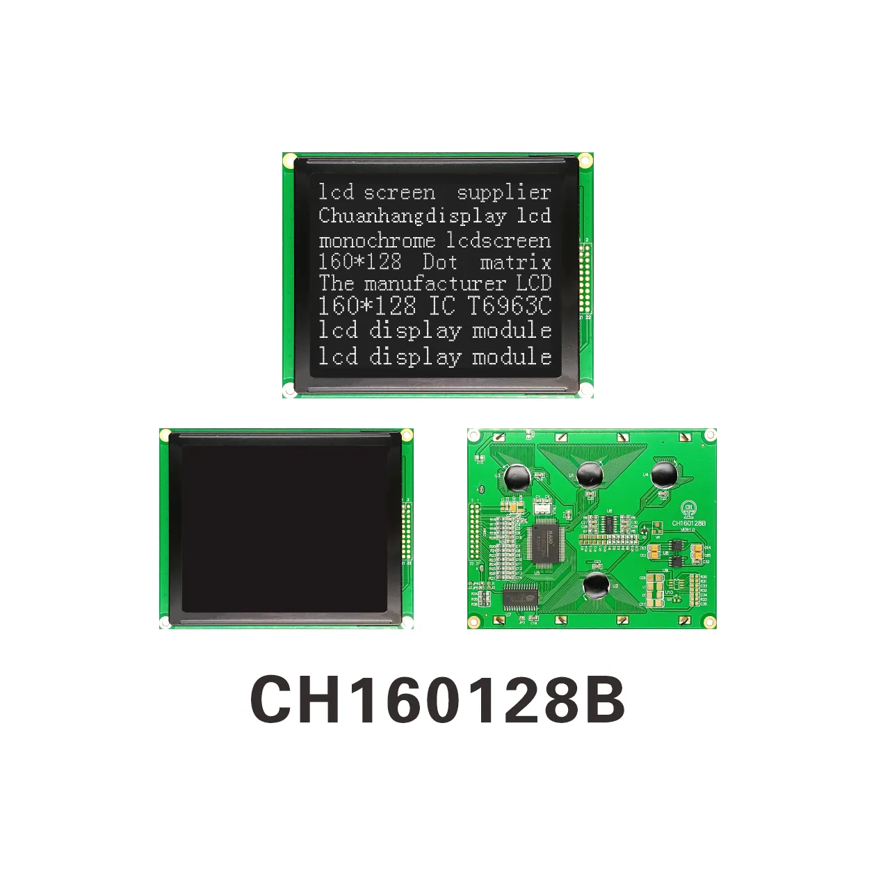 CH160128B Grafisches Punkt-Matrix-LCD-Display